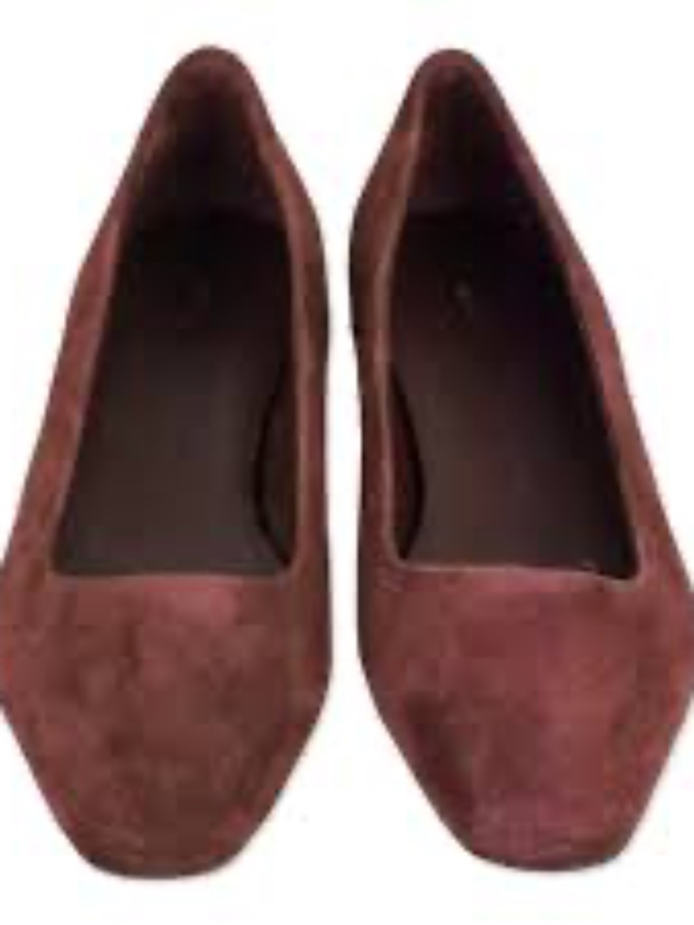 Vince Brodi Flat Burgundy Suede Size EU 38 / US 7.5